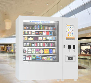 armadio cosmetico dei distributori automatici del mini del mercato caffè del tè con l'esposizione a 22 pollici del touch screen