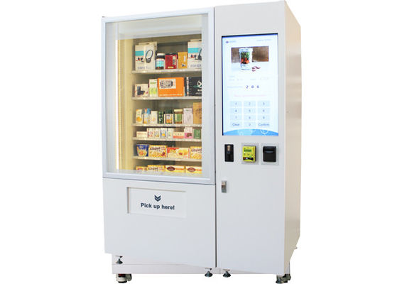Distributore automatico differente del farmaco di dimensione con il grande schermo a 22 pollici di pubblicità