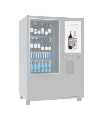 Combinato dell'interno della piattaforma telecomandata del distributore automatico della bottiglia di vino di verifica di età