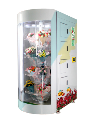 Distributore automatico del fiore bianco con Humidty e controllo della temperatura