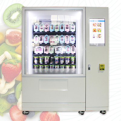 Distributore automatico a 32 pollici dell'insalata del panino con il sistema di trasportatore dell'elevatore