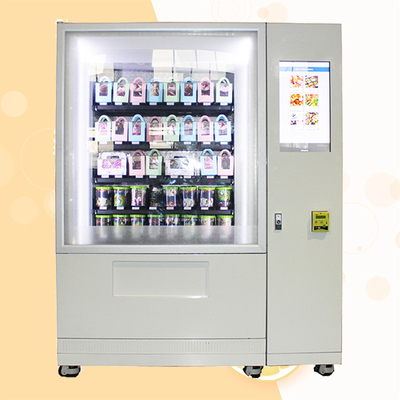Liquido refrigerante astuto automatico della frutta della verdura di insalata del distributore automatico con il nastro trasportatore