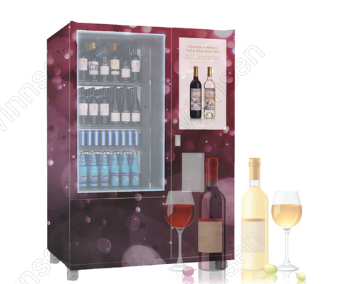 Distributore automatico elettronico del touch screen interattivo a 22 pollici per lo spirito della birra del vino spumante del champagne della bevanda
