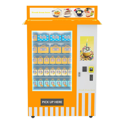 Bigné del panino del nastro trasportatore del distributore automatico del liquido refrigerante della frutta con ascensore