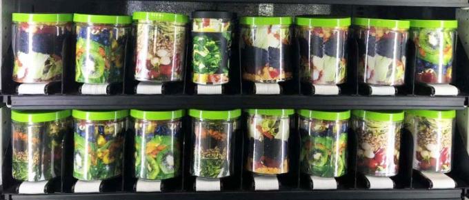 7" OEM del distributore automatico dell'insalata della carta di credito del touch screen 1